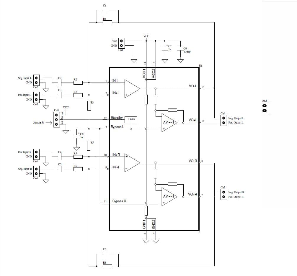 1W, 2-Channel, Class-AB Audio Power Amplifier for Portable