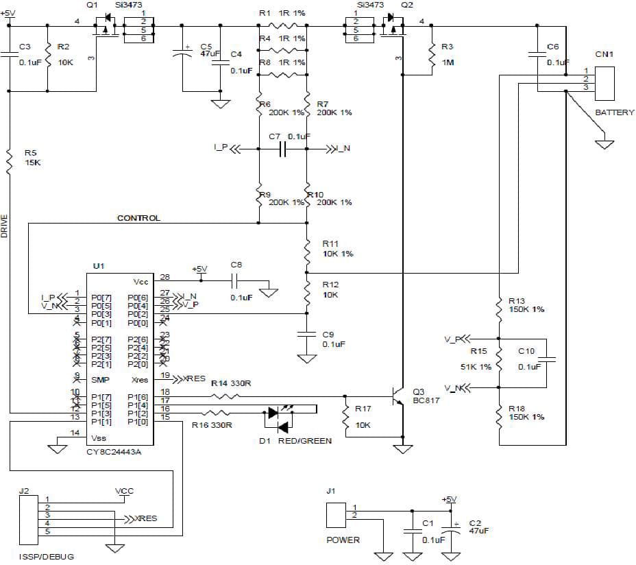 1-Cell, Lithium-Ion/Lithium-Polymer Battery Charger for Cellular Phone