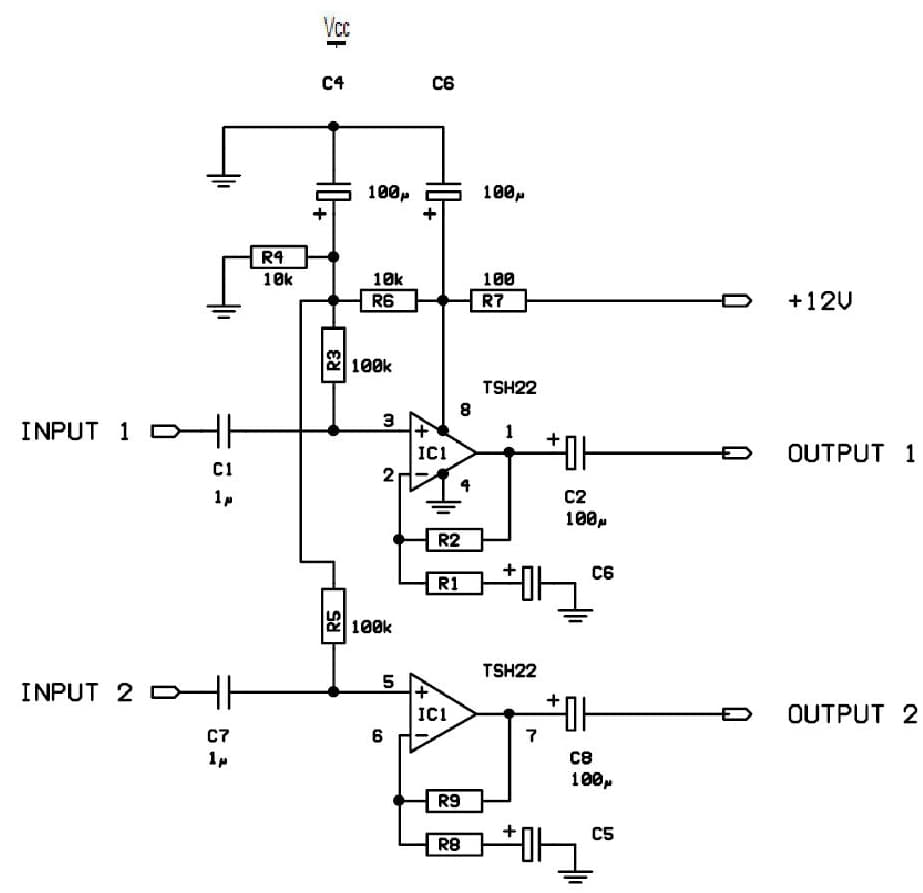 2-Channel Audio Power Amplifier for Portable