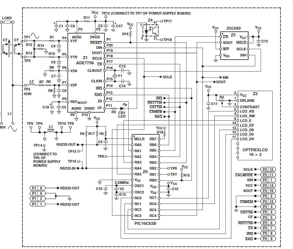 Power Meter Application Design Based on the ADE7756