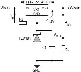 Improved Accuracy and Extended Voltage Range Adjustable Linear Voltage Regulator