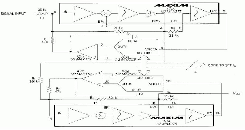 5 to 20KHz, Active Bandpass Filter for Video & Imaging