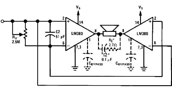 2W, 1-Channel, Class-AB Audio Power Amplifier for Cellular Phone