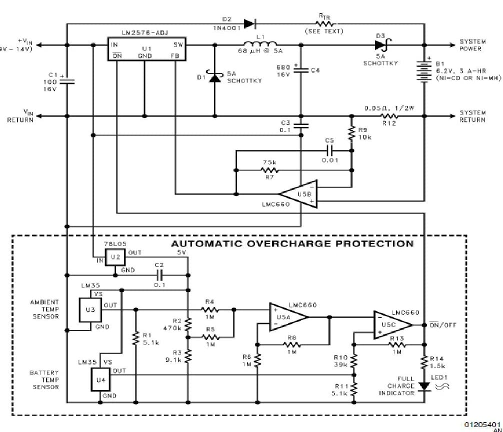 6.2V, 5-Cell, Nickel-Cadmium/Nickel-Metal Hydride Battery Charger for Portable