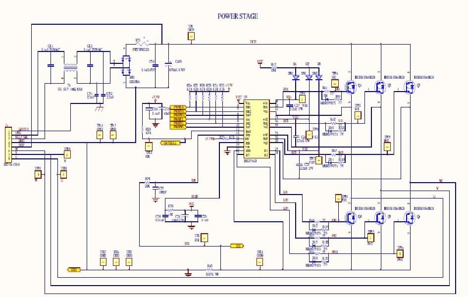 IRMD2336DJ, 3-Phase Gate Driver Reference Design Kit based on IRS2336DJ