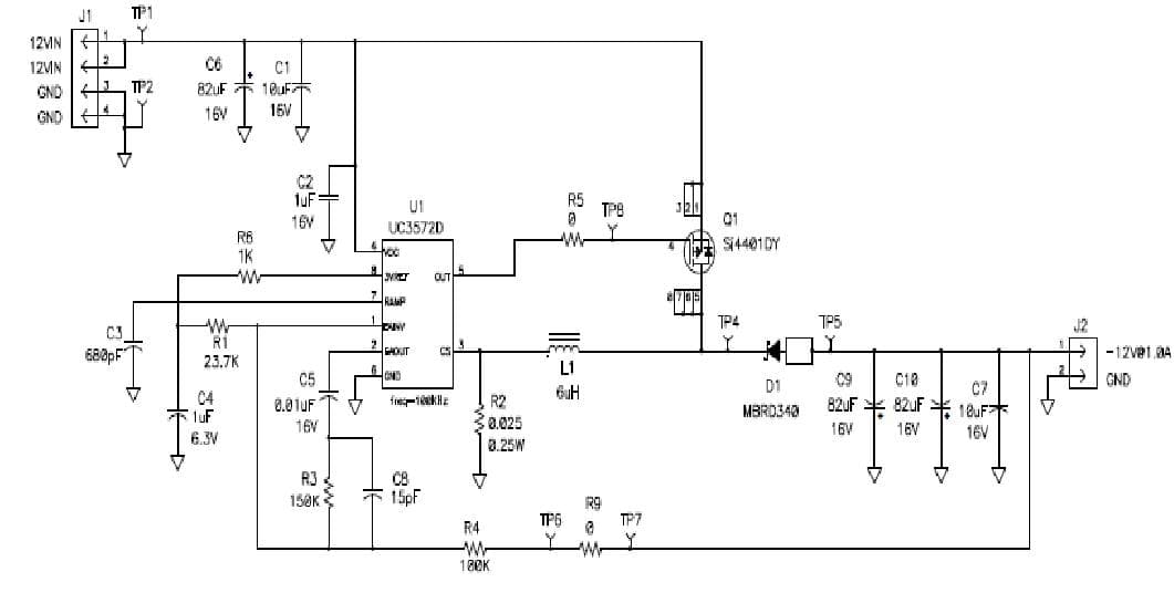 PMP303, -12V DC to DC Single Output Power Supply