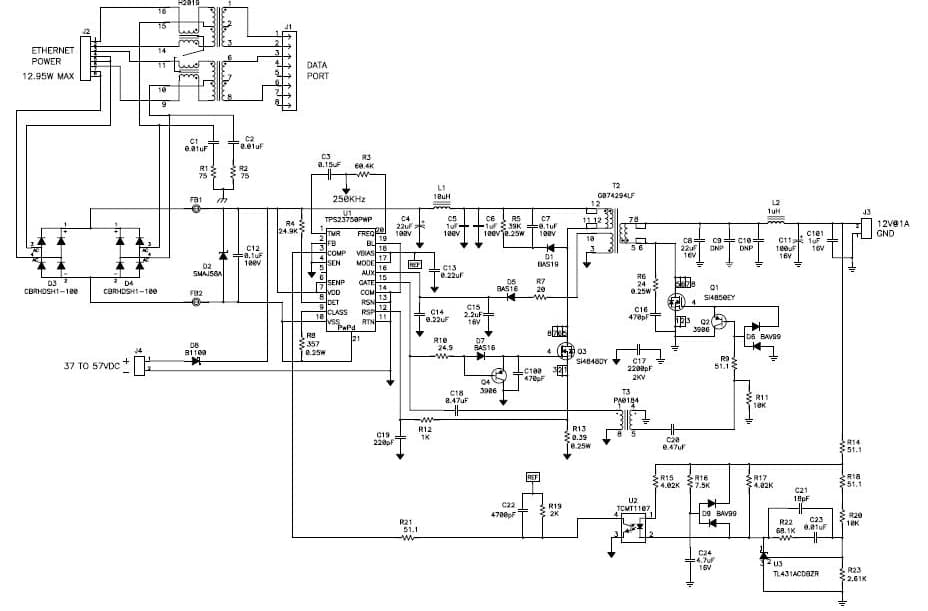 PMP2459, 12V DC to DC Single Output Power Supply