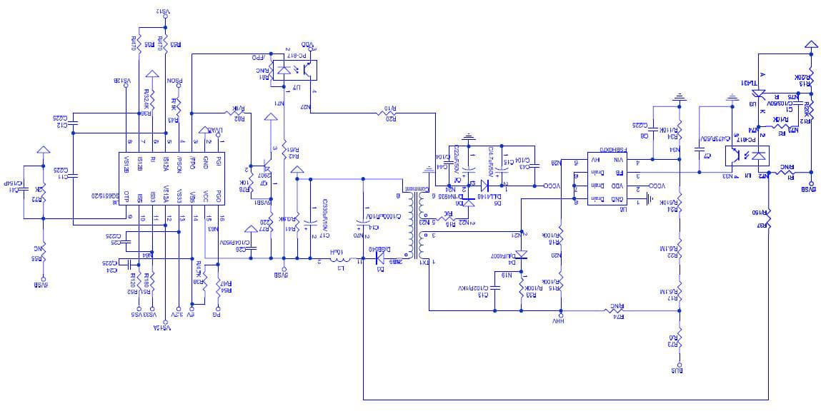 RD-268, Reference Design for 300W, -12V, 3.3V, 5V, 12V AC to DC Multi-Output Power Supply for ATX Power Supply