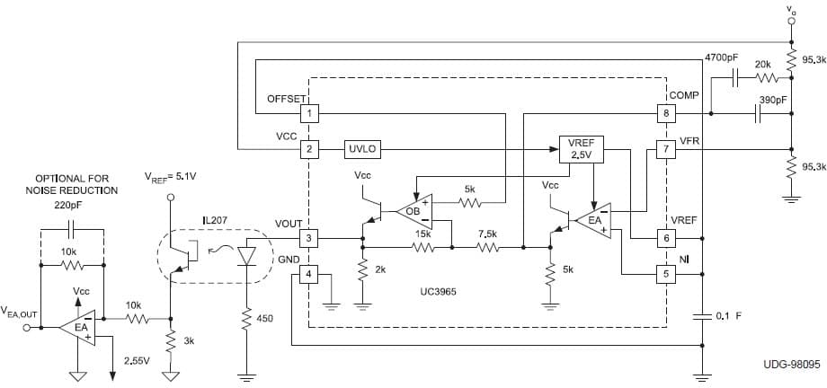 Typical Error Amplifier Feedback With Optocoupler