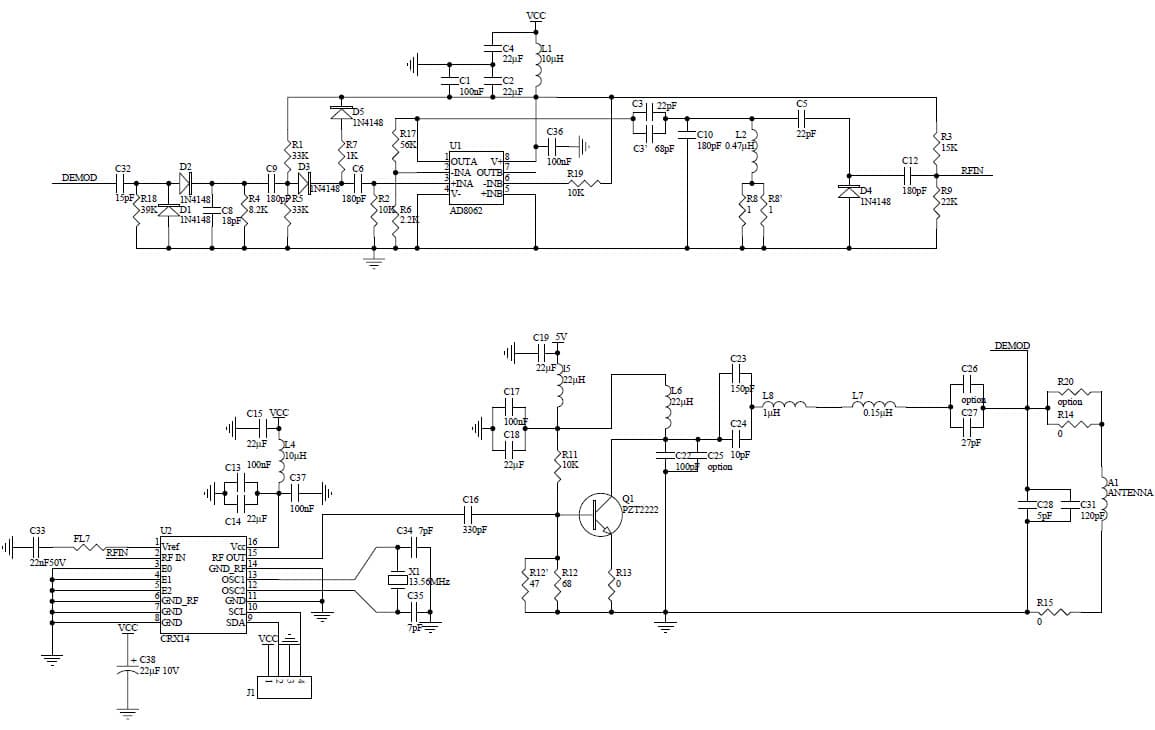 13.56MHz RF Coupler for Power Line Networking