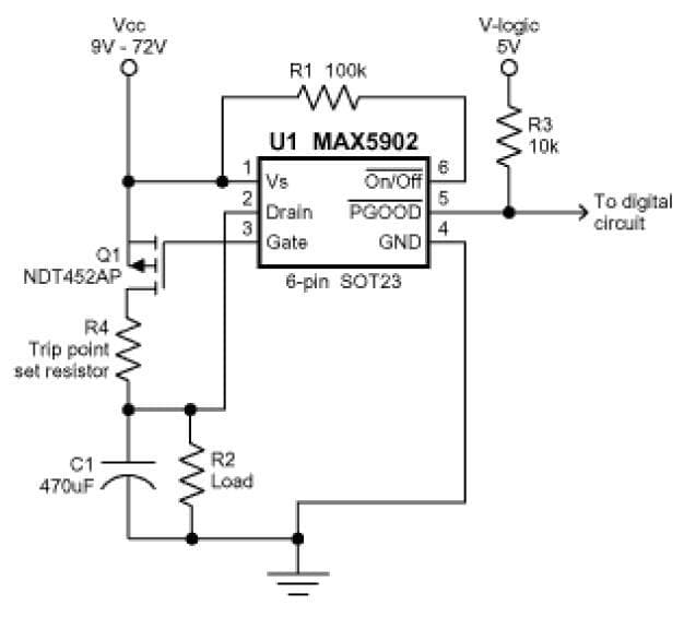 Adding a trip-point-adjust resistor improves its initial accuracy and accuracy over temperature