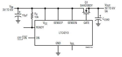 Electronic Circuit Breaker in Small DFN Package Eliminates Sense Resistor