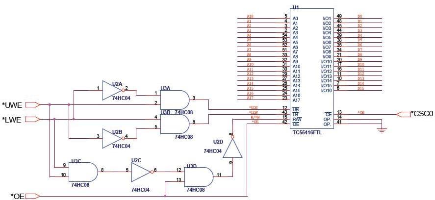 16bit SRAM Interface Application Note