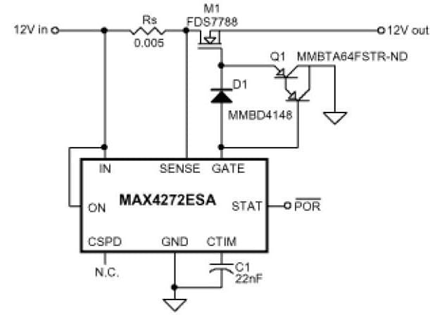 12V Hot-Swap Controller for Portable Power