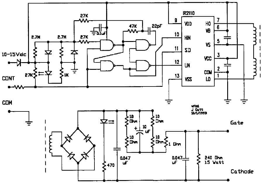 SCR Gate Driver for Power Management