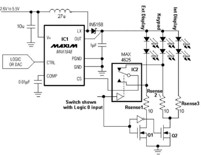 Single SPDT Analog Switch for Cellular Phone