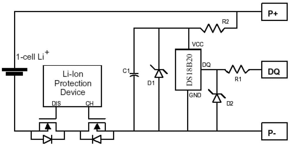 1-Cell, Lithium-Ion Battery Pack for Portable