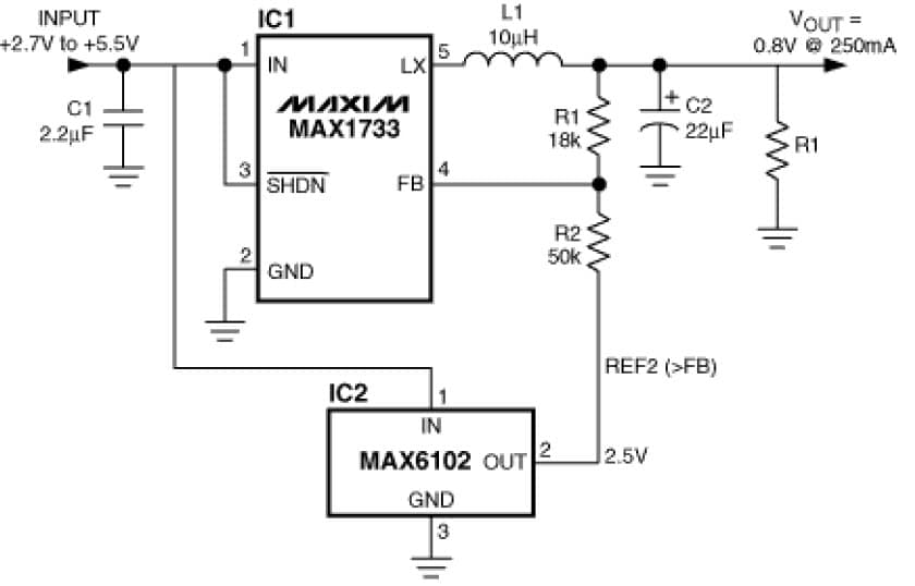 0.8V DC to DC Single Output Power Supply for Portable