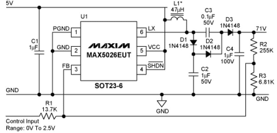 25 to 71V DC to DC Single Output Power Supply for Fiber Optic Serial Communications Interface