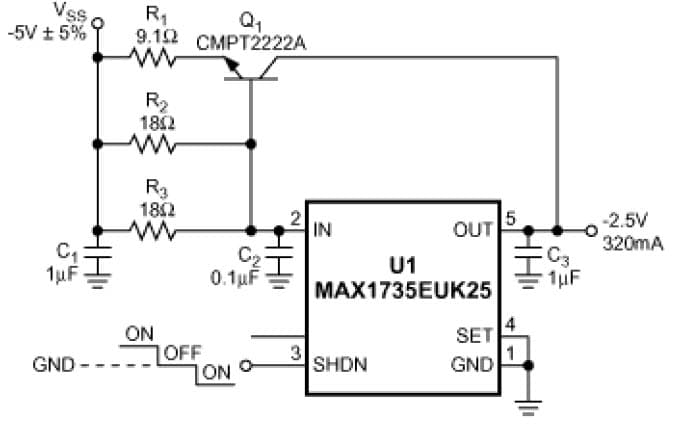 -2.5V DC to DC Single Output Power Supply