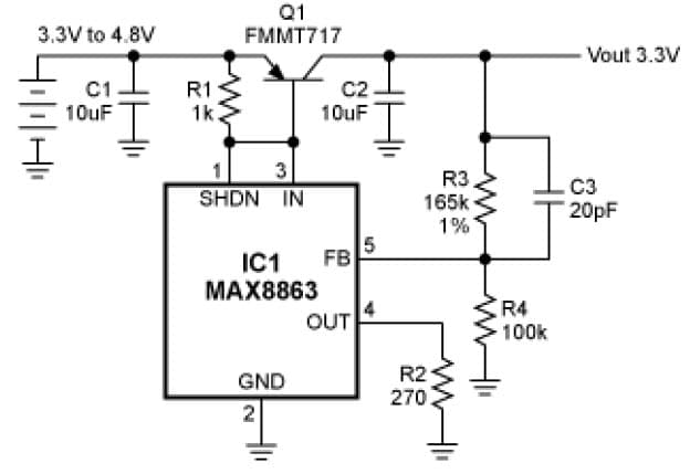 3.3V DC to DC Single Output Power Supply for Portable