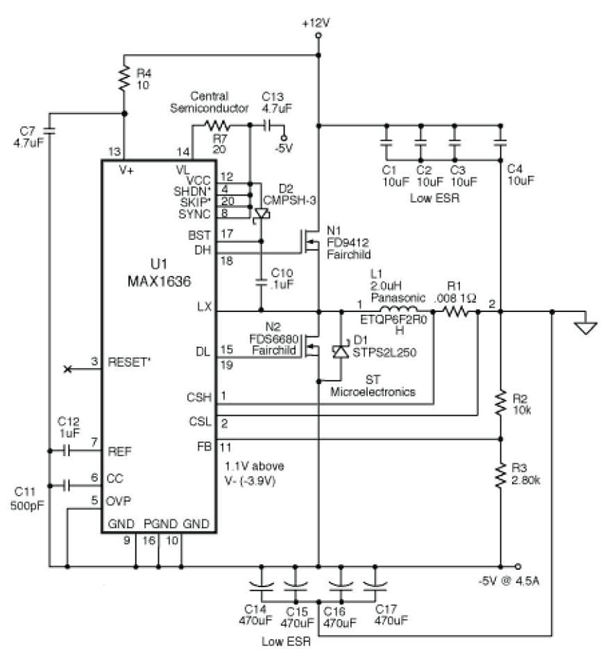 -5V DC to DC Single Output Power Supply for Portable