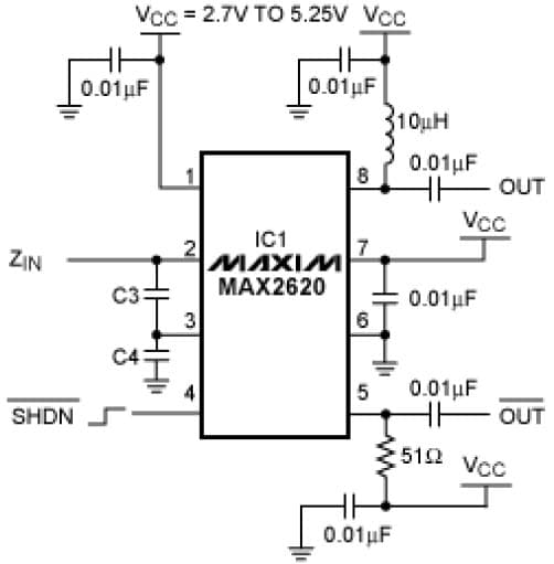 Simple crystal oscillator is based on a single oscillator IC