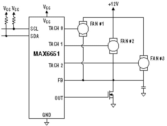 Temp Sensor Controlling Three Fans as One Unit