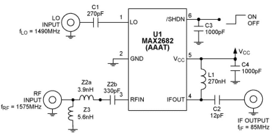 1575MHz Receiver for Wireless Consumer Electronics