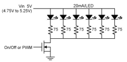 6-LEDs White LED Driver for Automotive