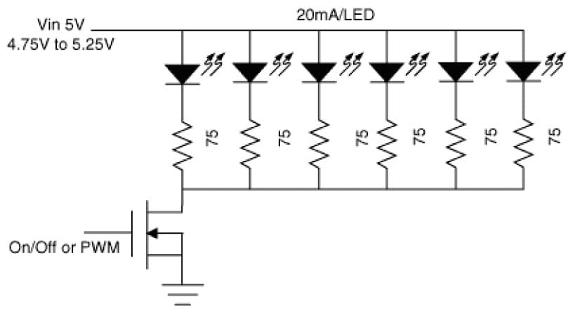 6-LEDs White LED Driver for Automotive