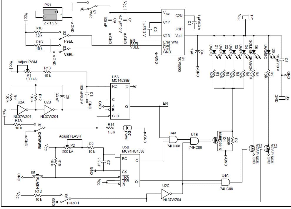 6-LEDs General LED Driver for Cellular Phone