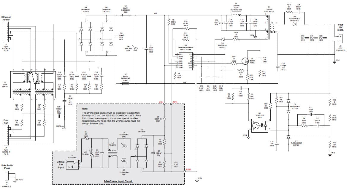 24V AC to DC Single Output Power Supply for Digital Signage