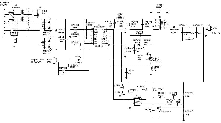 SLVA305A, 7W, 3.3V DC to DC Single Output Power Supply for Digital Signage