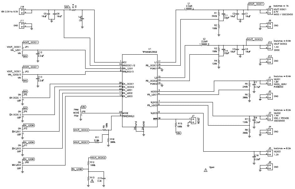 1.4V, 1.8V, 2.7V DC to DC Multi-Output Power Supply for Wireless LAN