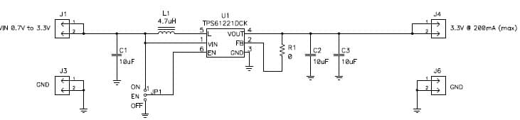 3.3V DC to DC Single Output Power Supply for Portable Consumer Electronics