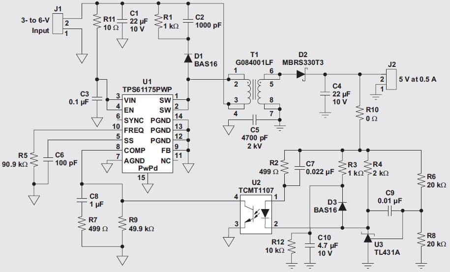 5V DC to DC Single Output Power Supply for ADSL Modem