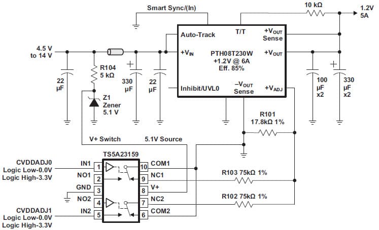 1.2V DC to DC Single Output Power Supply for Portable