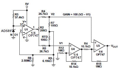 Instrumentation Amplifier for Metering