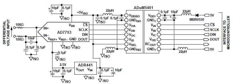 24-Bit ADC Industrial Control Input Module for Factory Automation