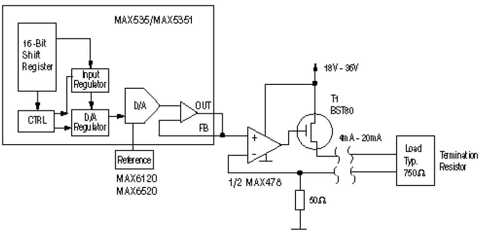 Adding High Voltage Op-Amp Provides Vigorous Gate Drive to MOSFET, Enabling Longer-Distance Current Loop Transmissions