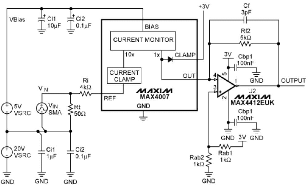 Current Monitor for Optical Networking: Video over Fiber