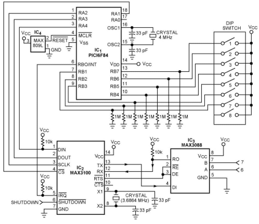 PIC16 MCU Development System for Portable