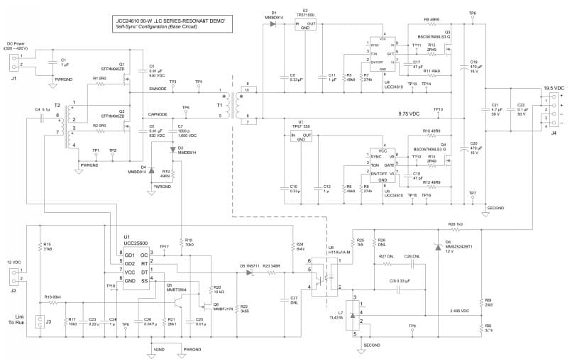 SLUU467, 90W, 19.2 to 19.8V DC to DC Single Output Power Supply for Notebook