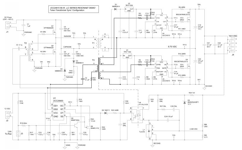 SLUU467, 90W, 19.2 to 19.8V DC to DC Single Output Power Supply for Notebook