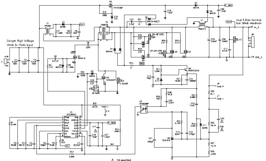 UCC2891EVM-520, Evaluation Board Using the UCC2891 Active-Clamp Current-Mode PWM Controller