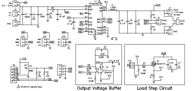 TPS62362EVM-655, Evaluation Board for the TPS62362 Processor Supply with I2C Interface and Remote Sense