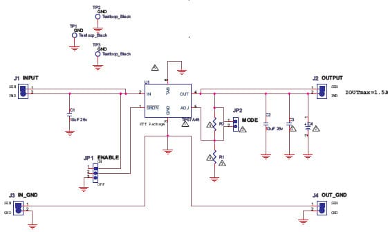 TPS7A4501EVM-385, Evaluation Board based on the TPS7A4501 1.5A Low-Noise, Fast-Transient-Response Low-Dropout Regulator