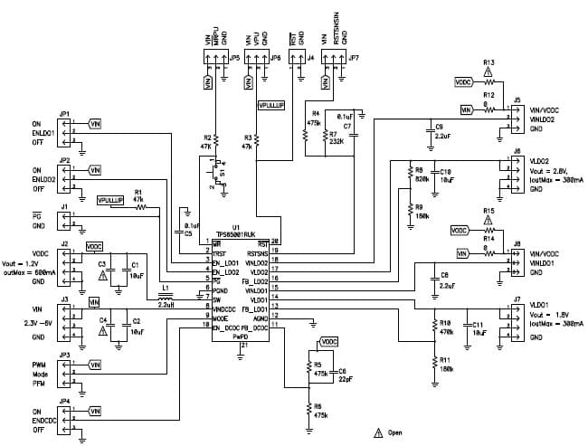 1.2V, 1.8V, 2.8V DC to DC Multi-Output Power Supply for Cellular Phone