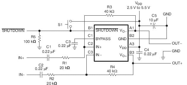 1.25W, 1-Channel, Class-AB Audio Power Amplifier for Cellular Phone